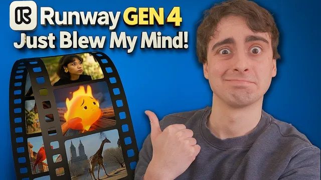 Runway Gen 4 AI Video is Blowing My Mind! First Impressions thumbnail