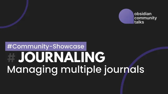 Journaling - Managing multiple journals thumbnail