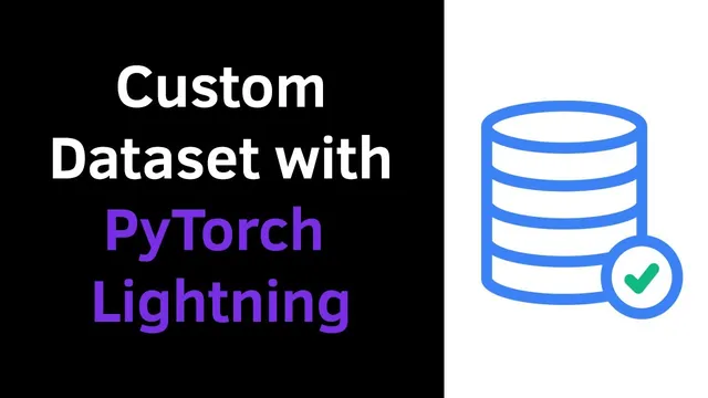Build a custom dataset with LightningDataModule in PyTorch Lightning thumbnail