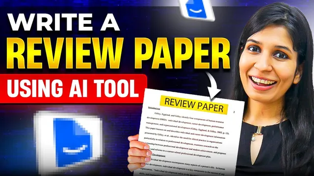 How to write a Review Paper with AI Tool! 🔥Step-by-step process to write review article thumbnail