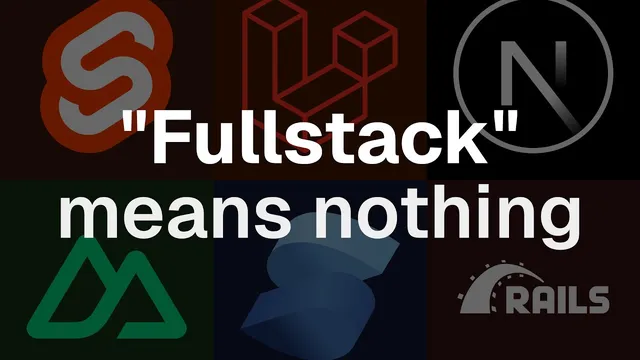 Is full stack even real anymore? thumbnail