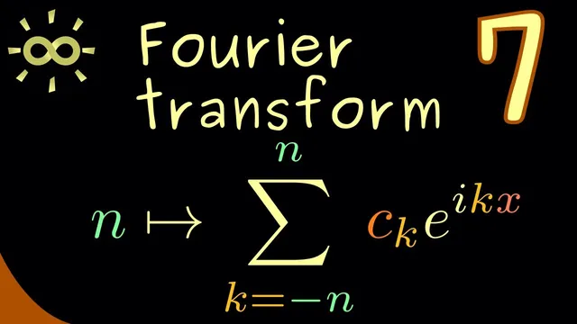 Fourier Transform 7 | Complex Fourier Series [dark version] thumbnail