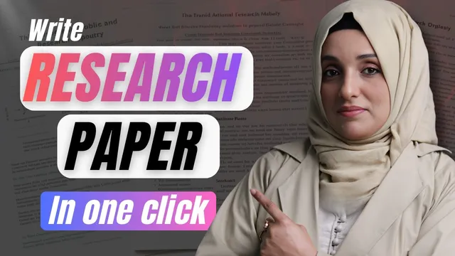 This AI Writes Research Papers & Review Papers Faster in a One Click thumbnail
