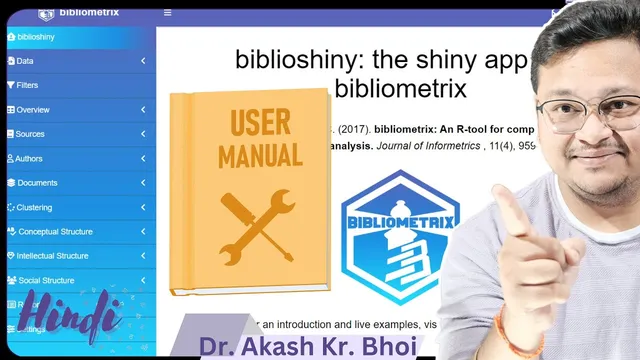 Introduction to Bibliometrix || Manual of Biblioshiny R Studio ||  User Guide to Bibliometrix thumbnail