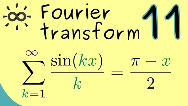 Fourier Transform 11 | Sum Formulas for Sine and Cosine thumbnail