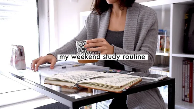 WEEKEND STUDY ROUTINE // organising study sessions thumbnail