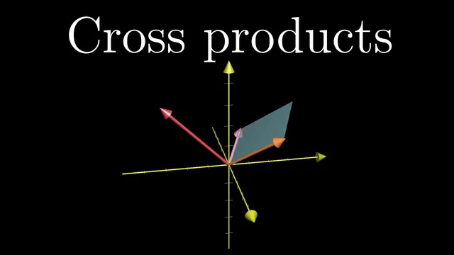 Cross products | Chapter 10, Essence of linear algebra thumbnail