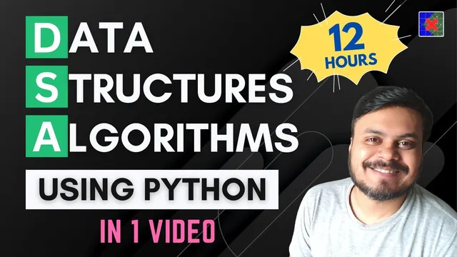 Data Structures and Algorithms using Python | Mega Video | DSA in Python in 1 video thumbnail