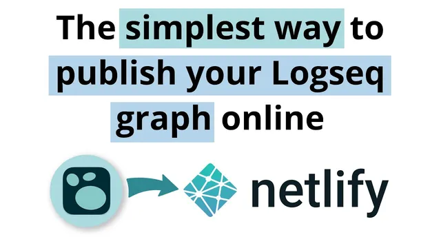 The simplest way to publish your Logseq graph online thumbnail