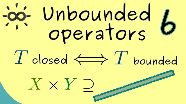 Unbounded Operators 6 | Closed Graph Theorem thumbnail