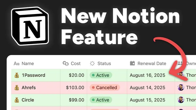 Notion just added one of Excel's best features thumbnail
