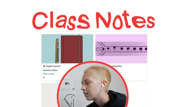 Notion Build: Minimal Class Notes, GPA, And Non-Database Tables thumbnail