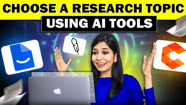 How to choose a research topic with AI tools! 🔥| 3 AI tools for research ideas🤯 thumbnail