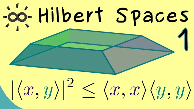 Hilbert Spaces 1 | Introductions and Cauchy-Schwarz Inequality thumbnail