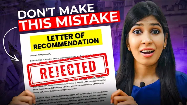 Worst LOR Mistakes - BEWARE! 🤯🔥 | Letter of Recommendation | Study Abroad thumbnail