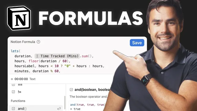 Notion Formulas for Beginners: The Complete Course thumbnail