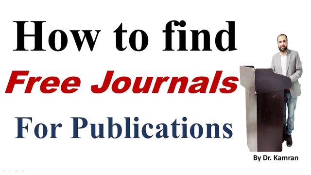 How to find free journals for publication: Journals without a publication Fee thumbnail