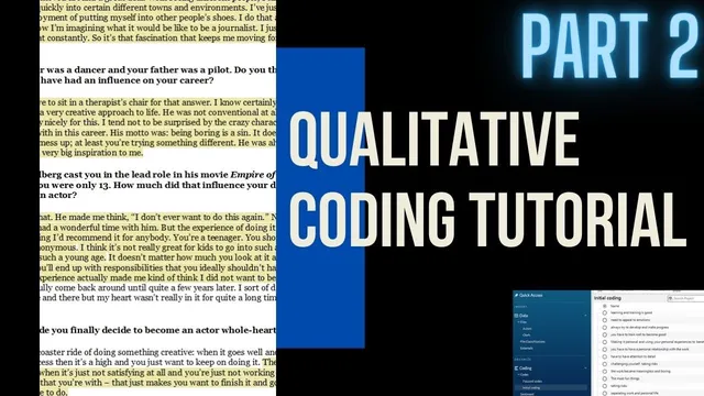 Qualitative data analysis - Coding Tutorial - Focused Codes| "From Codes to Themes" episode 2 thumbnail