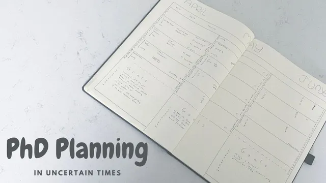 PhD Student Goal Setting and Planning in Uncertain Times | 12 week plan thumbnail