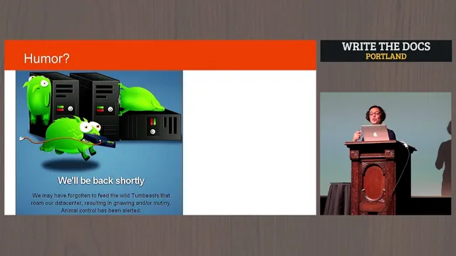 Write the Docs Portland 2017: Error Messages: Being Humble, Human, and Helpful... by Kate Voss thumbnail