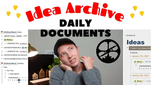 How To Use Roam42 SmartBlocks: My Simple Daily Template thumbnail