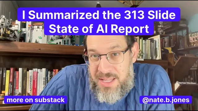 I Summarized the 313 Slide State of AI Report so You Don't Have to Read It—Here's the TLDR thumbnail