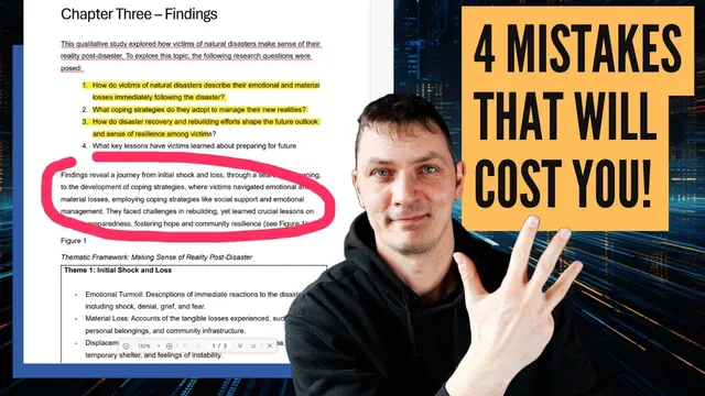 Thematic analysis | How to present qualitative findings (4 mistakes) thumbnail