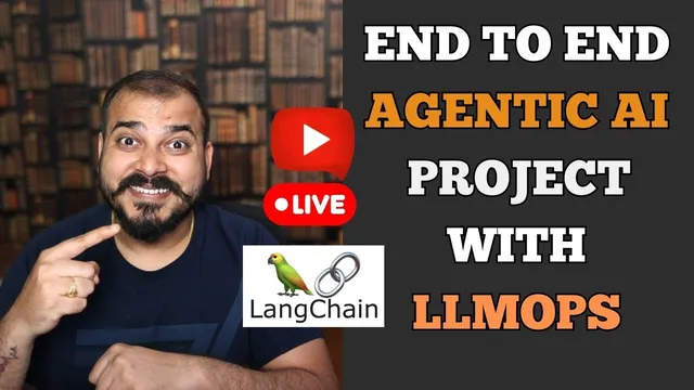 Day 1- End To End Agentic AI Project With LLMOPS thumbnail