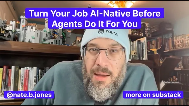 Turn Your Job AI-Native Before Agents Do It For You thumbnail
