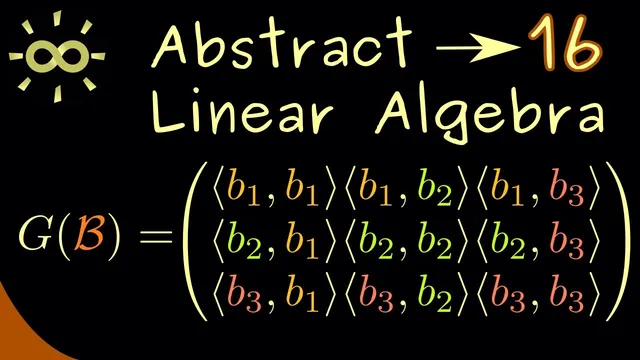 Abstract Linear Algebra 16 | Gramian Matrix [dark version] thumbnail
