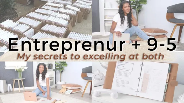 How I Balance My 9-5 job and Running a Business (not side hustle!) ⚖️ - Productivity +Focus Tips thumbnail