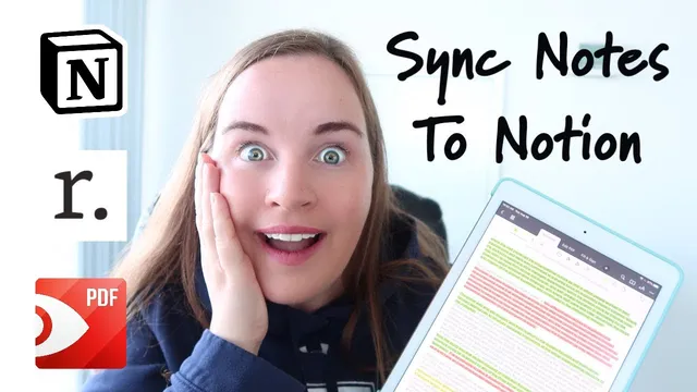 NOTION TUTORIAL: HOW to SYNC ANNOTATIONS (Highlights) from EBOOKS and ARTICLES (PDFs) using READWISE thumbnail
