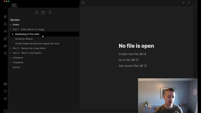 Robert Greene And Ryan Holidays' note-taking system in Obsidian thumbnail
