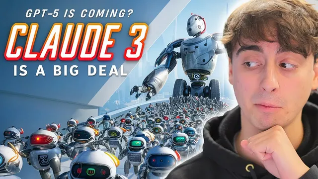 Claude 3 Opus is the best AI LLM - Open AI is Sweating? thumbnail