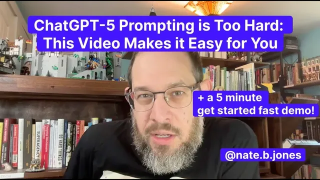 ChatGPT-5 Prompting is Too Hard: This Video Makes it Easy for You thumbnail