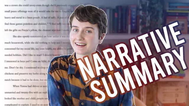 HOW TO WRITE NARRATIVE SUMMARY (that’s actually interesting) | theory, tips, & examples thumbnail