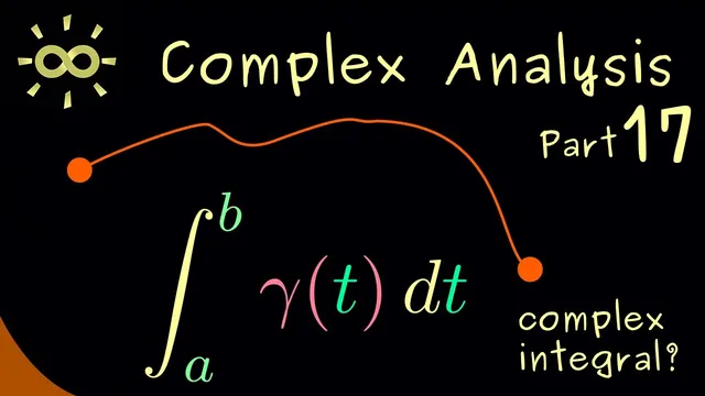 Complex Analysis 17 | Complex Integration on Real Intervals [dark version] thumbnail