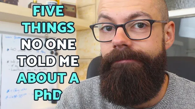 PhD Student Advice | 5 insider secrets no one tells you about a PhD thumbnail