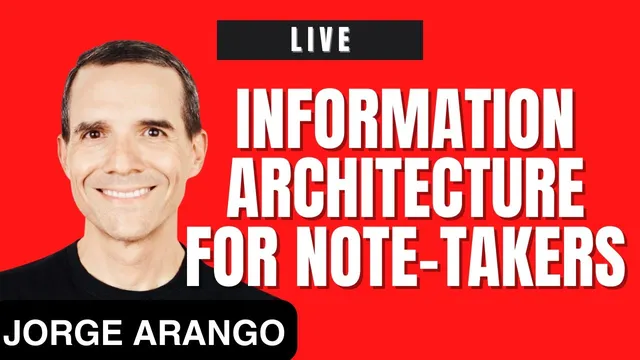 Links vs tags vs folders: knowledge gardening for Obsidian, with Jorge Arango thumbnail