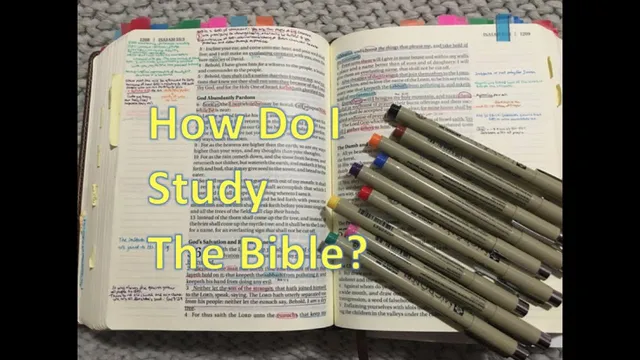 How I study the Bible thumbnail