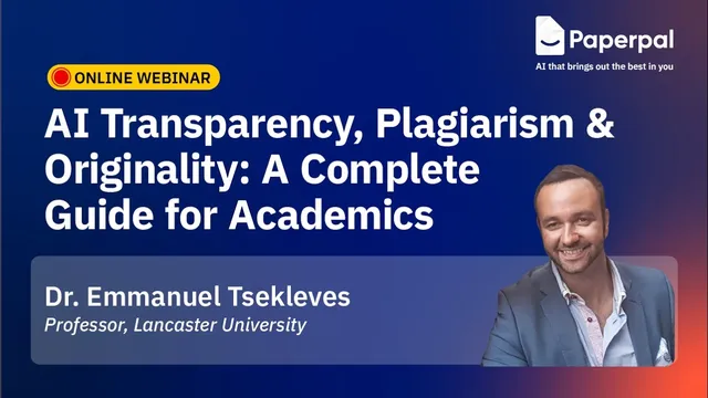 AI Transparency, Plagiarism & Originality: A Complete Guide for Academics thumbnail