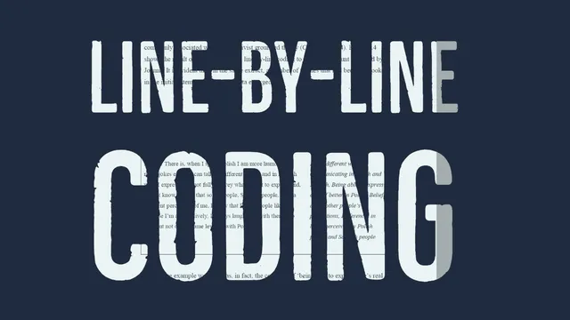 Line-by-line coding in qualitative research thumbnail