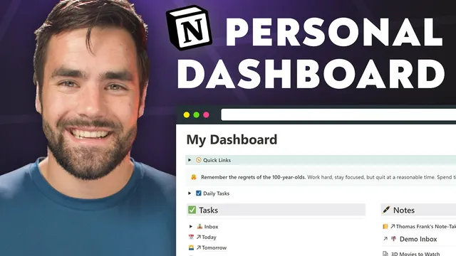 Notion Masterclass: Build a Personal Dashboard from Scratch thumbnail
