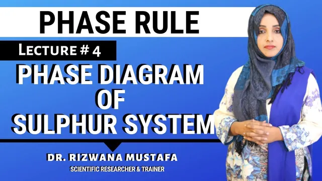 Phase Rule ll Lec # 4 ll Phase Diagram of Sulphur ll Dr Rizwana thumbnail