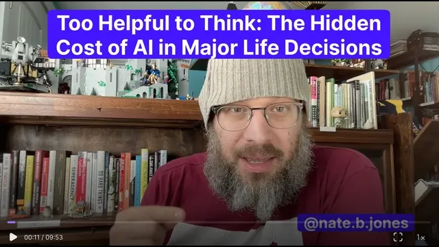 Too Helpful to Think: The Hidden Cost of AI in Major Life Decisions thumbnail