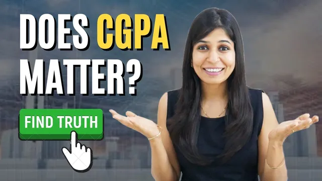 Does CGPA Matter? 🔥🤯 For studying abroad, placements, MBA, MTech? 🔥 thumbnail