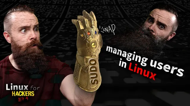 sudo = POWER!! (managing users in Linux) // Linux for Hackers // EP4 thumbnail