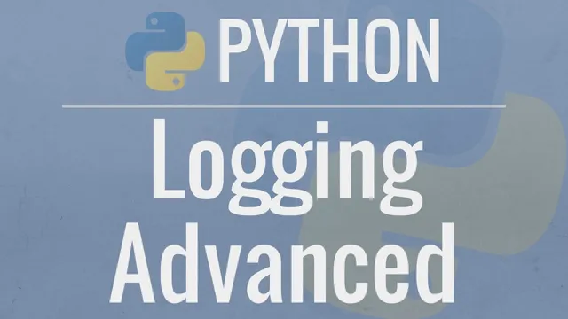 Python Tutorial: Logging Advanced - Loggers, Handlers, and Formatters thumbnail