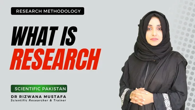 What is Research  || Scientific Meaning | Basic Research Methods & Research Process  || Urdu/Hindi thumbnail