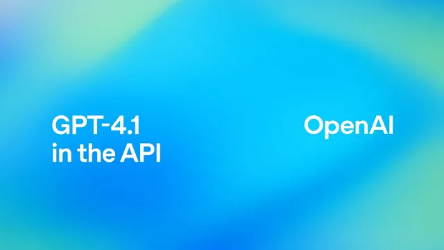 GPT 4.1 in the API thumbnail